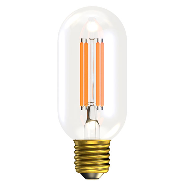 60150 - LED 4W Dimmable Clear Filament Short Tubular - ES - 2700K